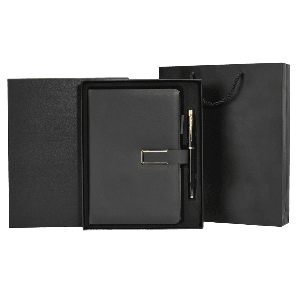 SET EJECUTIVO NEGRO MINIMALISTA